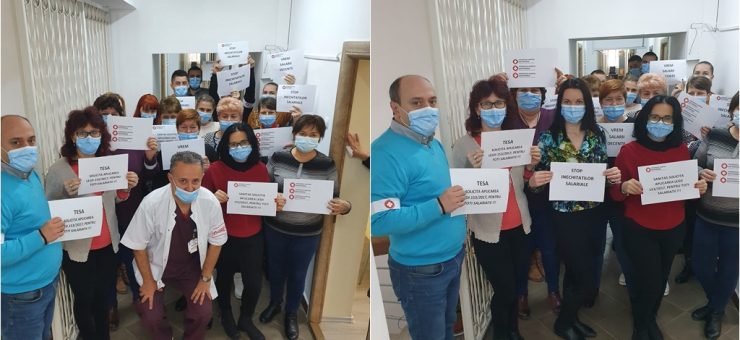 PROTEST. Grevă Japoneză pe timp nelimitat în spitalele din județ