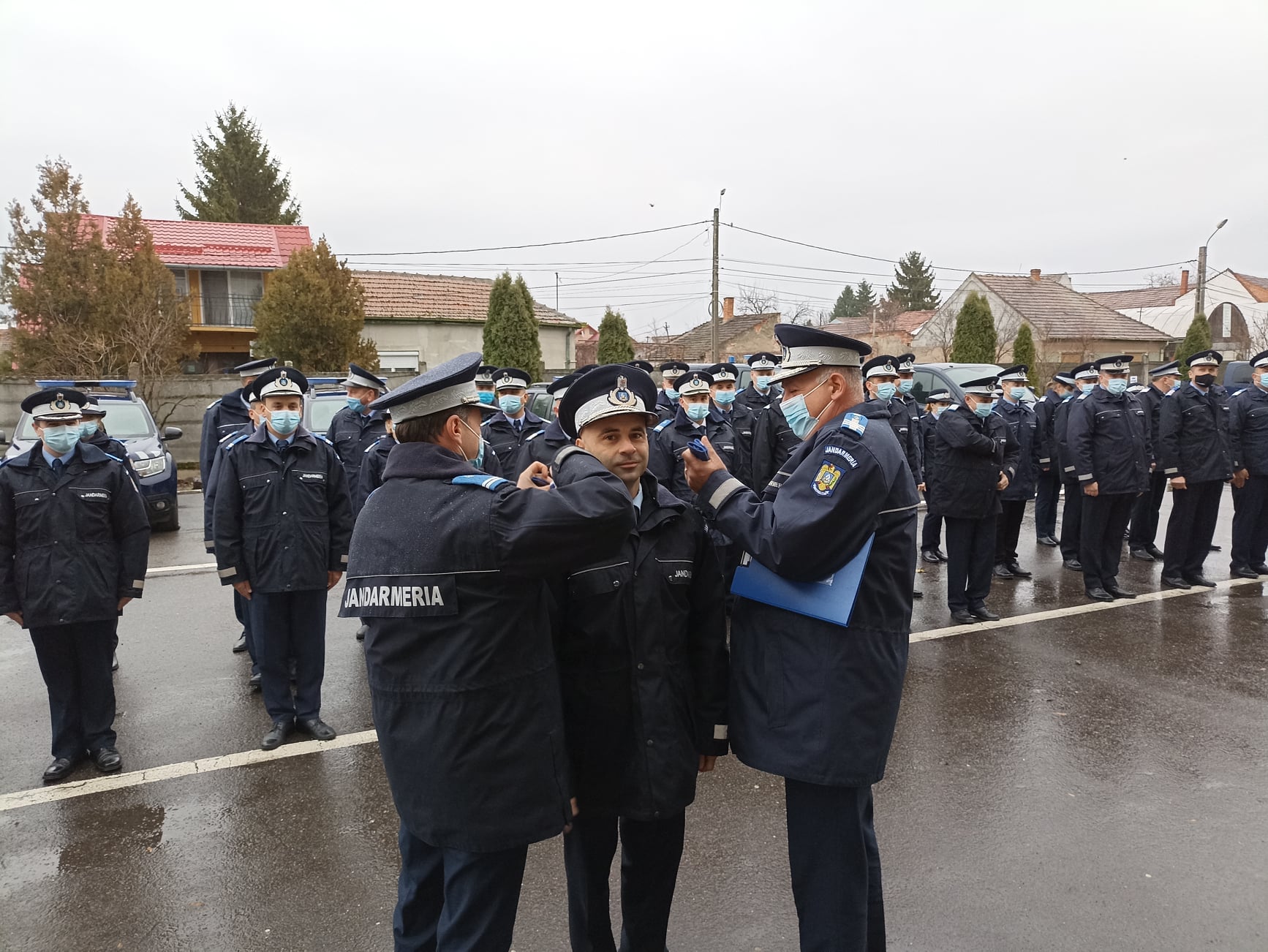 FOTOGALERIE. Avansări de Ziua Națională la Jandarmeria sătmăreană