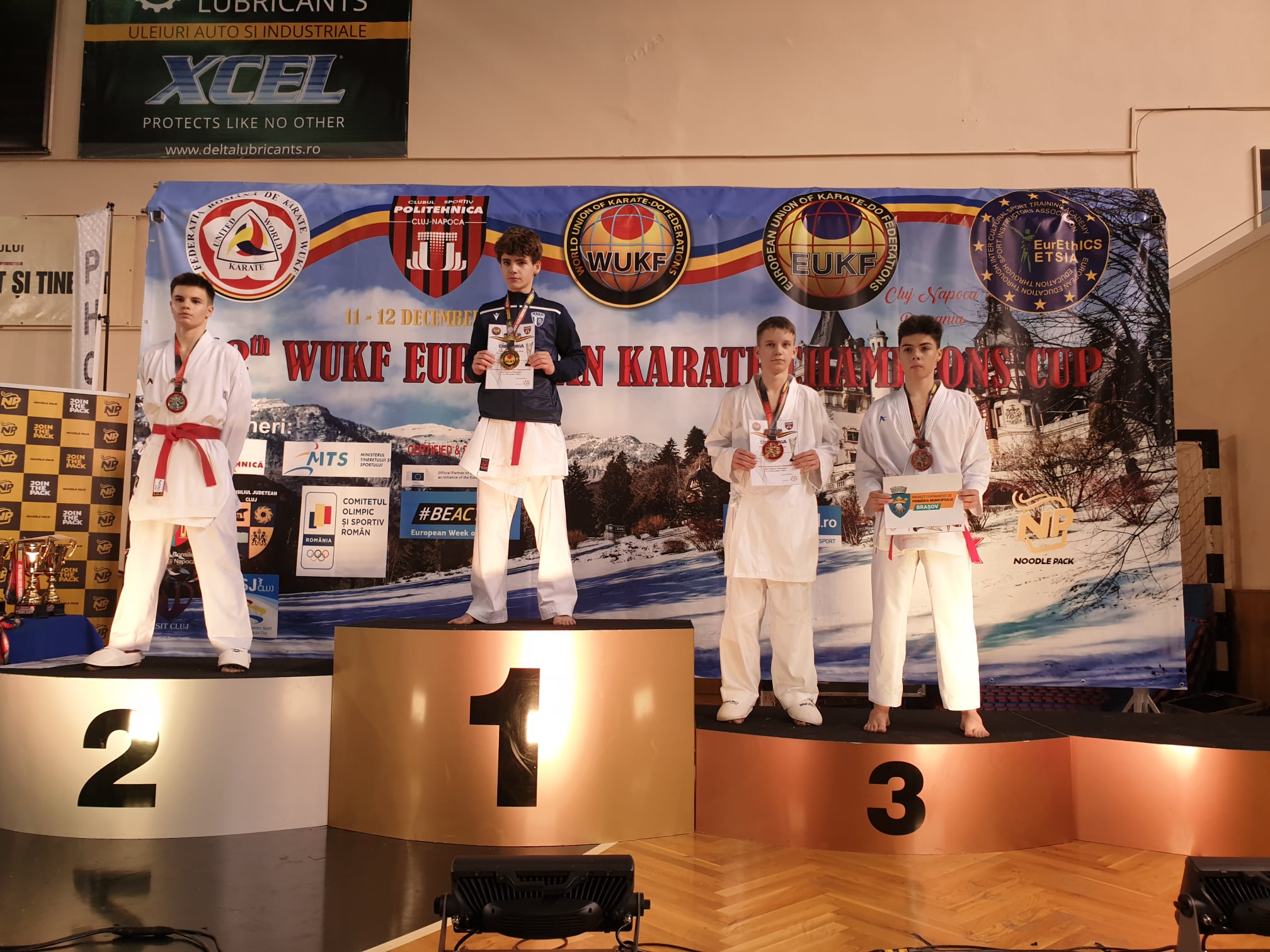 Medalii la Cupa Campionilor Europeni pentru karateka  de la CSM Satu Mare