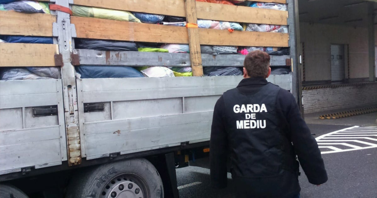 Transport de GUNOAIE, oprit la Petea
