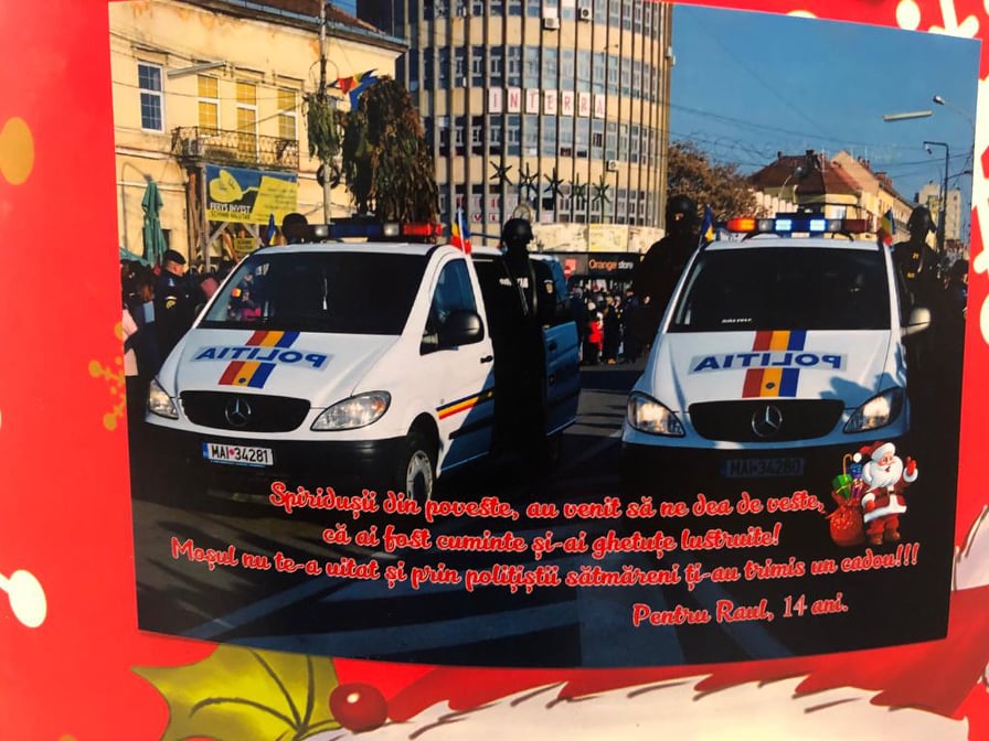 FOTOGALERIE. Un altfel de DESANT al MASCAȚILOR  și POLIȚIȘTILOR  sătmăreni