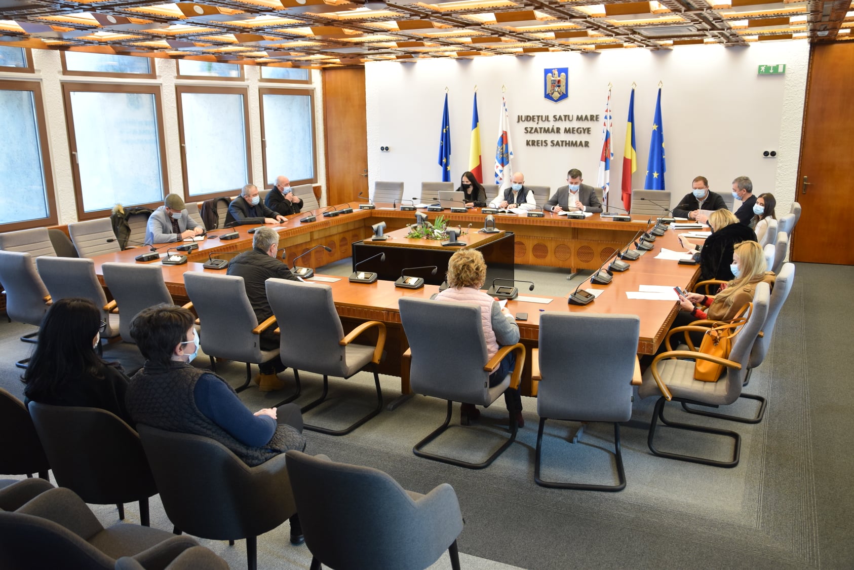 Ședință de fond funciar la Prefectură