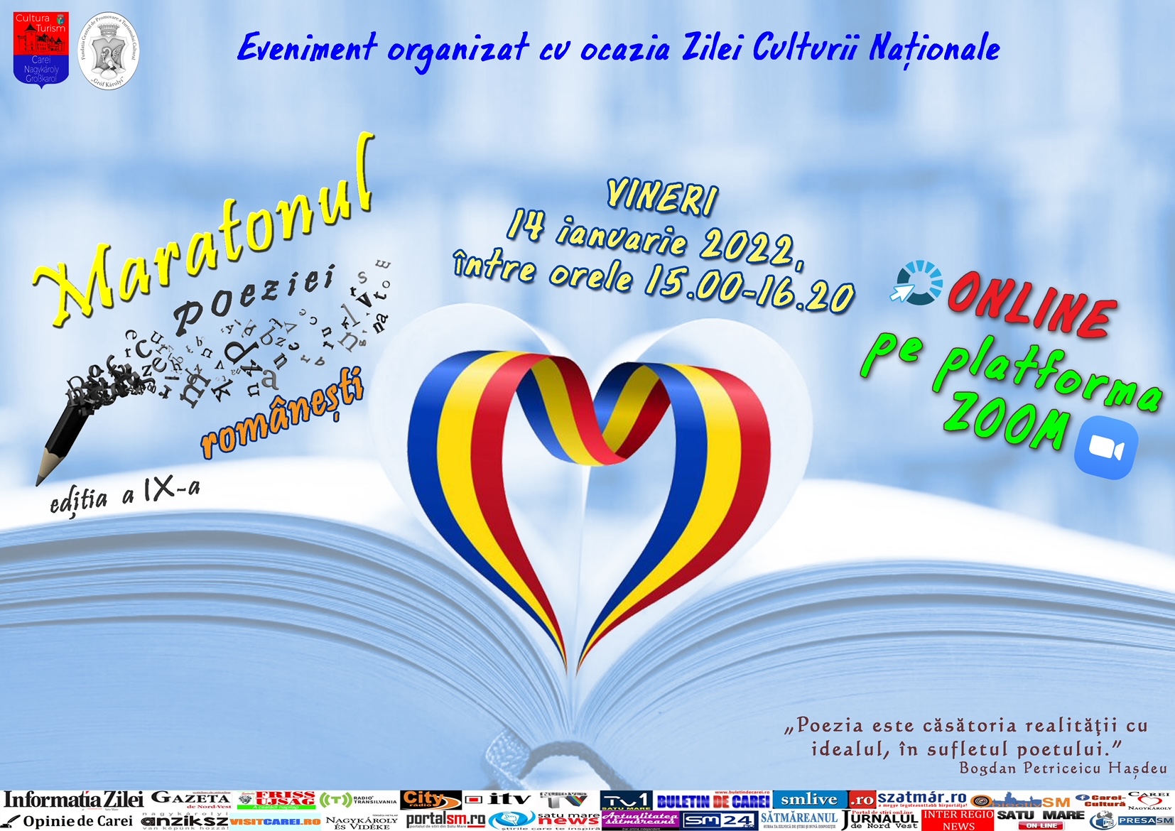 Maratonului poeziei românești, la a noua ediție