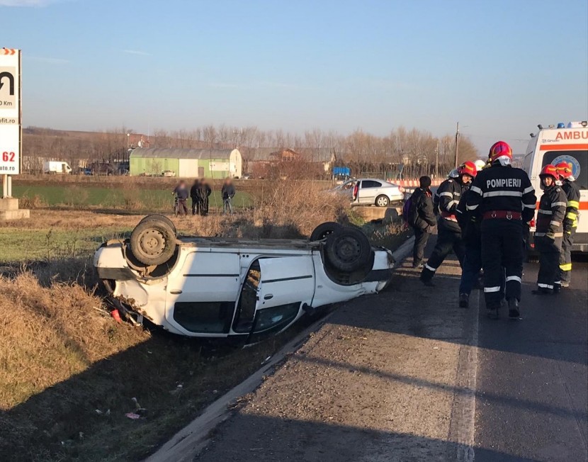 Accident grav în județ