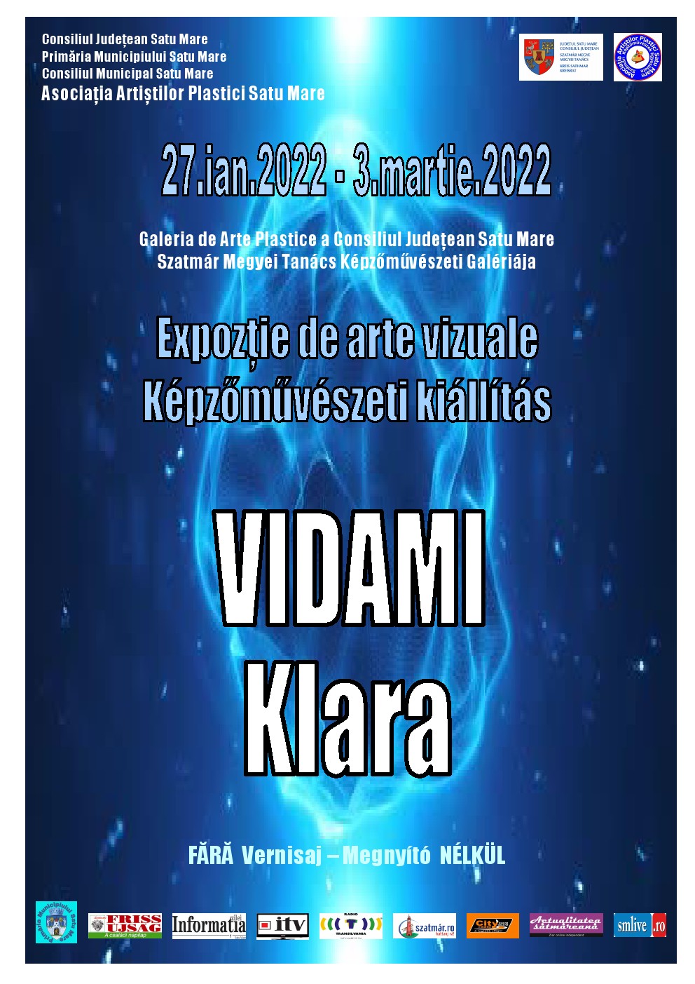 Vidami Klara expune în Galeria CJ Satu Mare