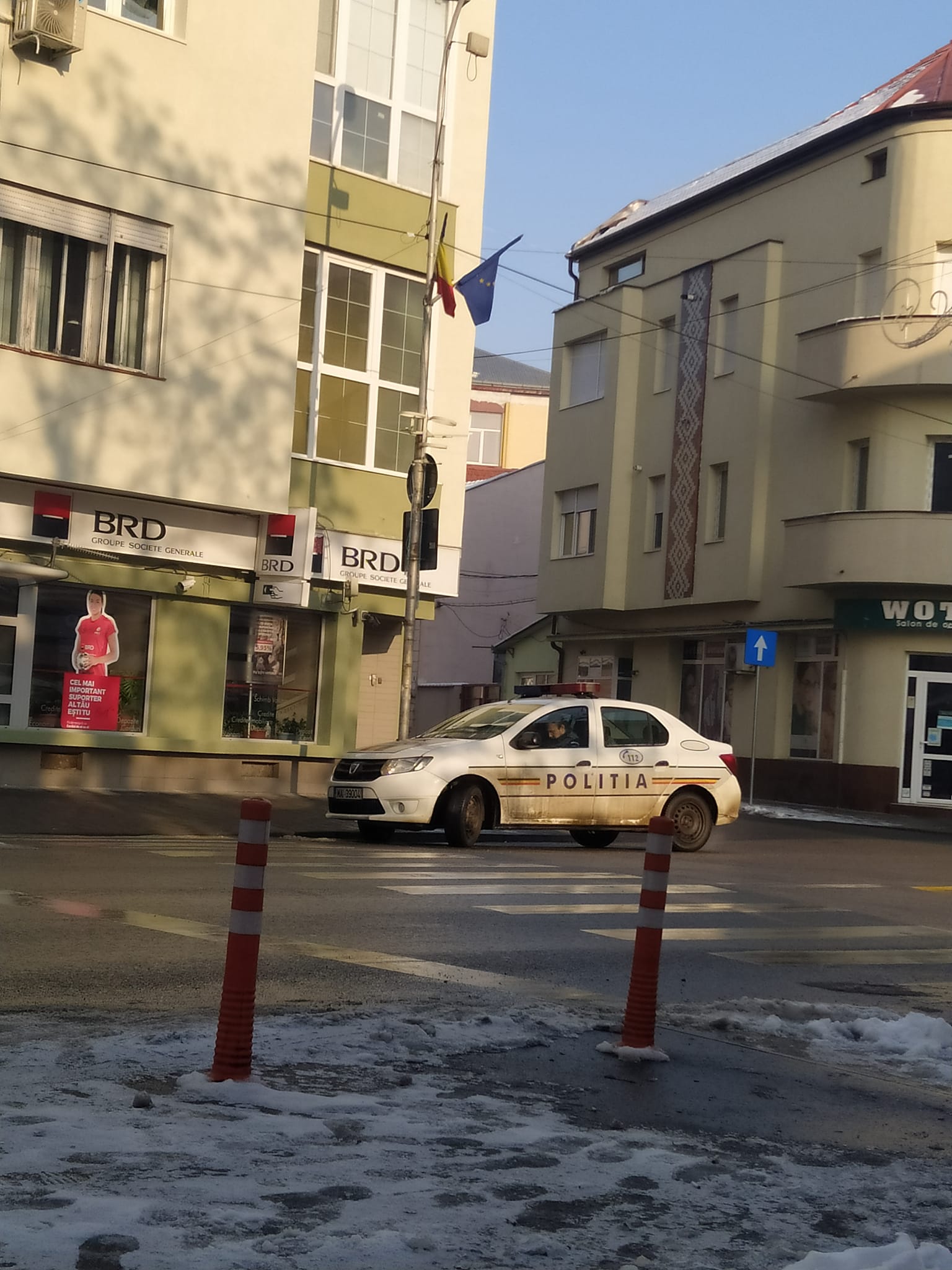 La pândă pe trecere...