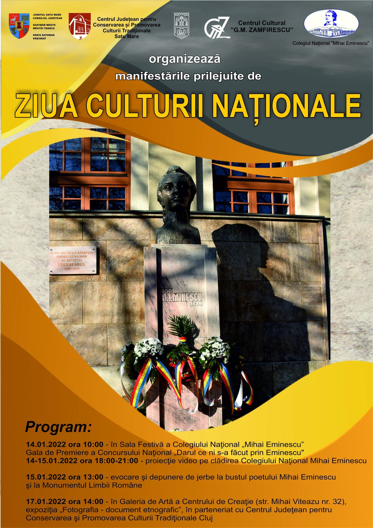 Evenimente dedicate Zilei Culturii Naționale 2022