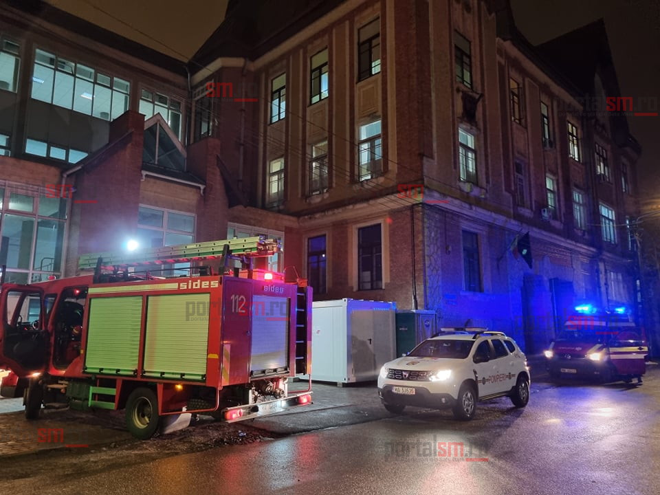 Incendiu la Spitalul Vechi