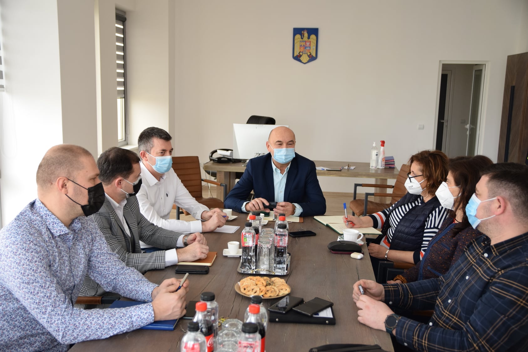 Prima ședință în noul sediu al Prefecturii