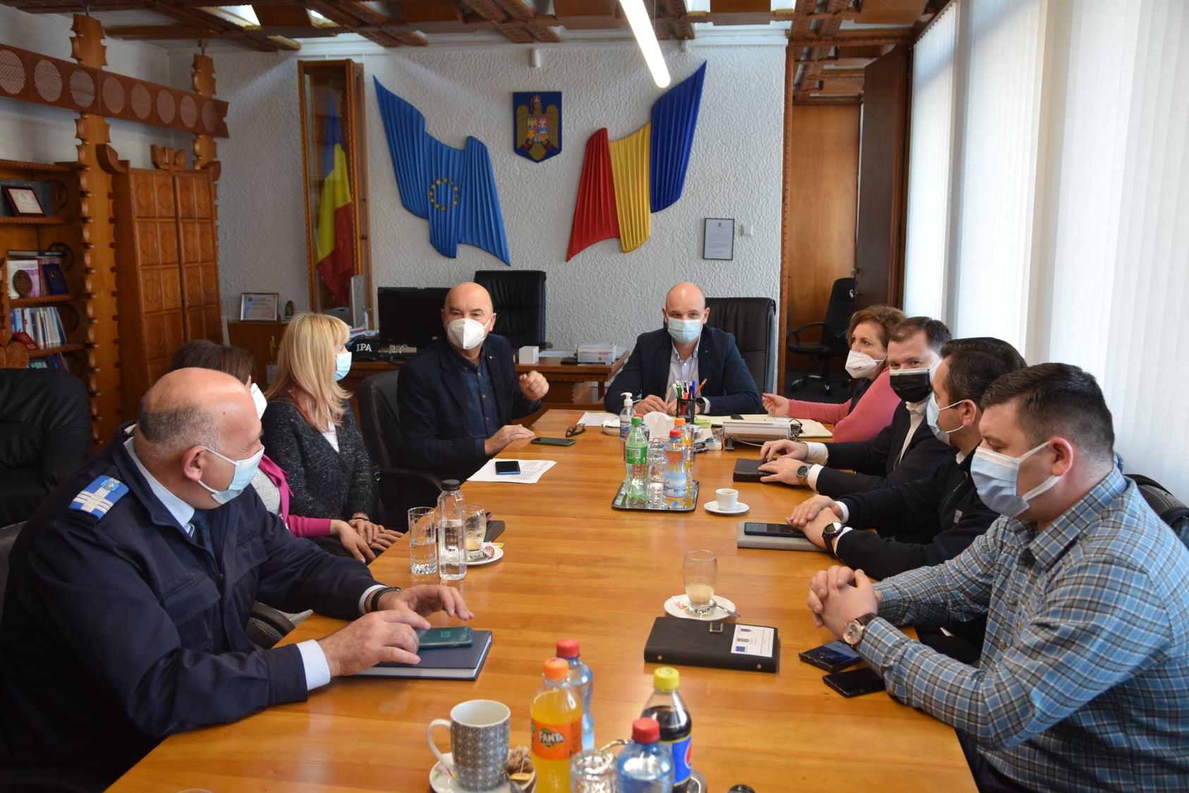 Ședință la Prefectură