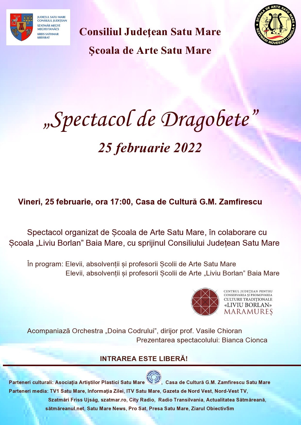 Spectacolul „Cântă și încântă de Dragobete", ediția a VII-a