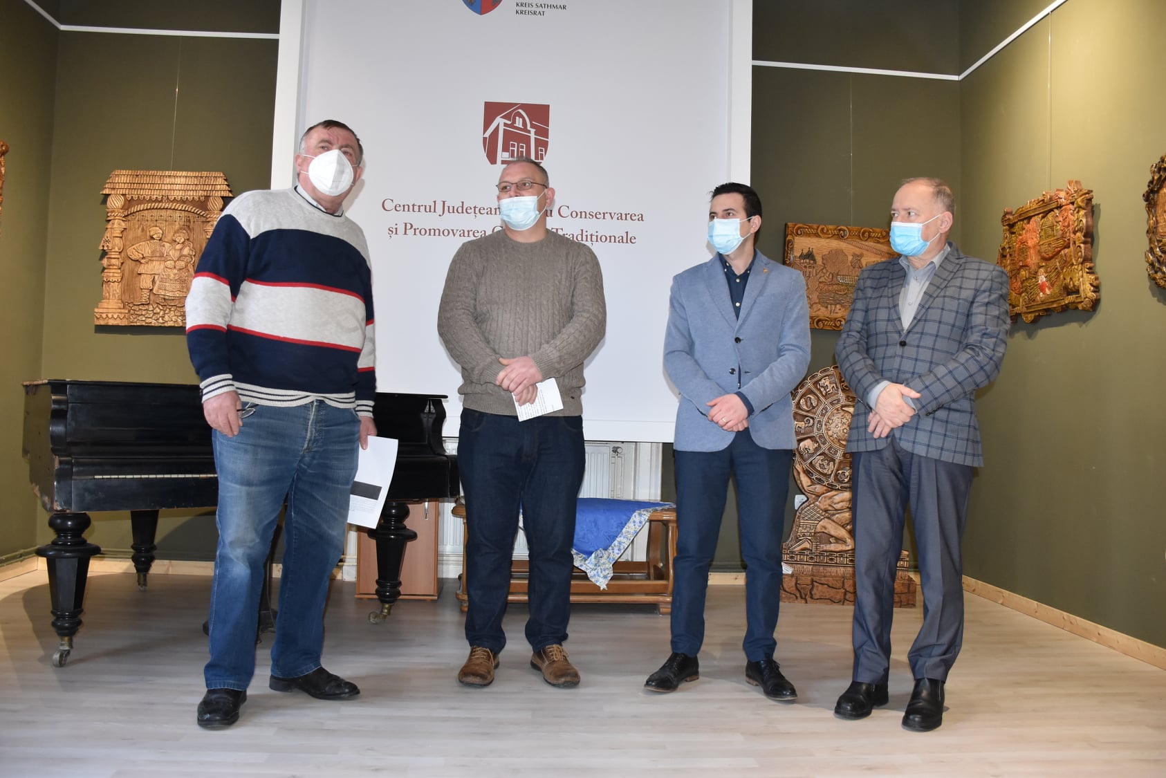 Expoziție de sculptură a artistului Vari Vasile.  În amintirea unui dascăl: Foris Iosif