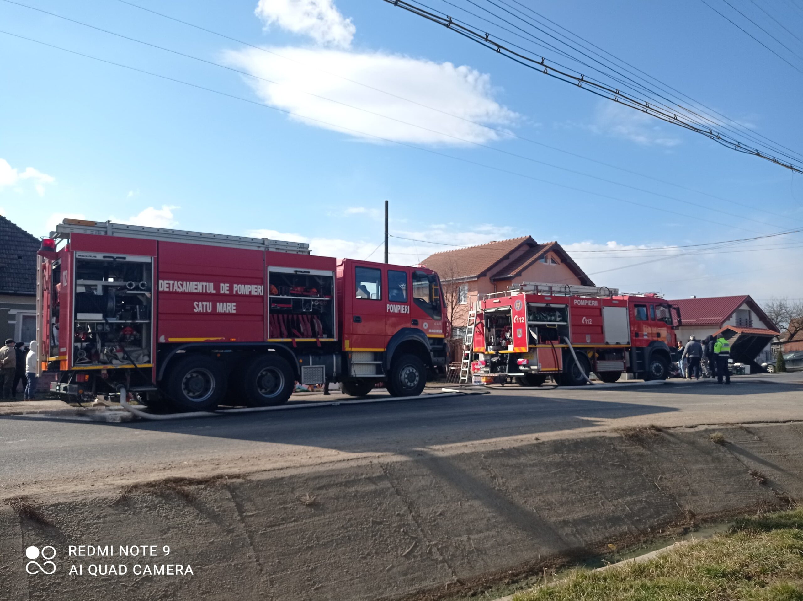 Incendii de proporții în județ