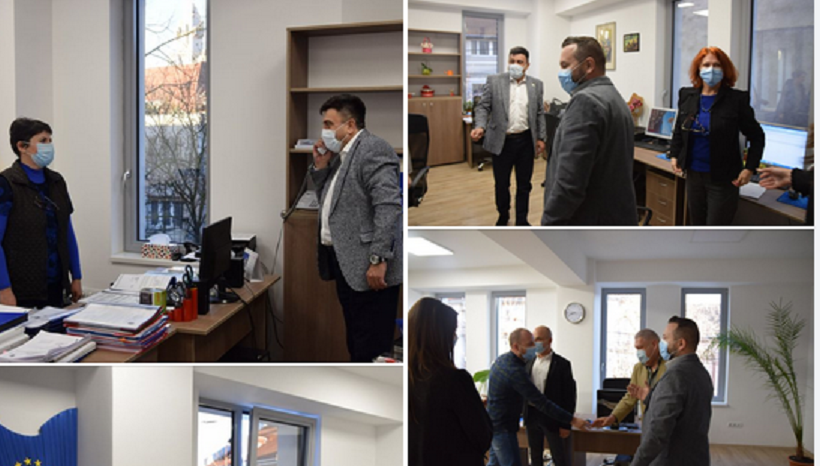 FOTOGALERIE. Prima zi de lucru a lui Radu Roca în calitate de prefect