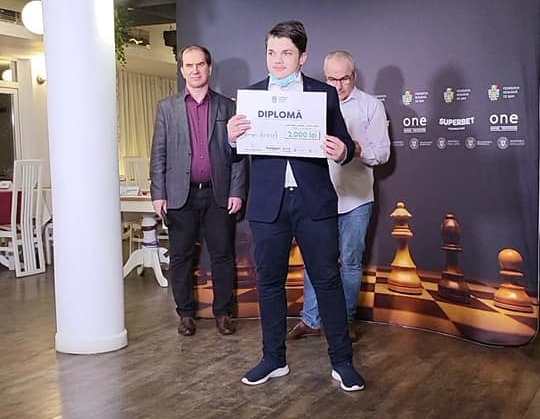 Roman Jozsef - locul 1 la Campionatul Național de Amatori grupa sub 1400 Elo