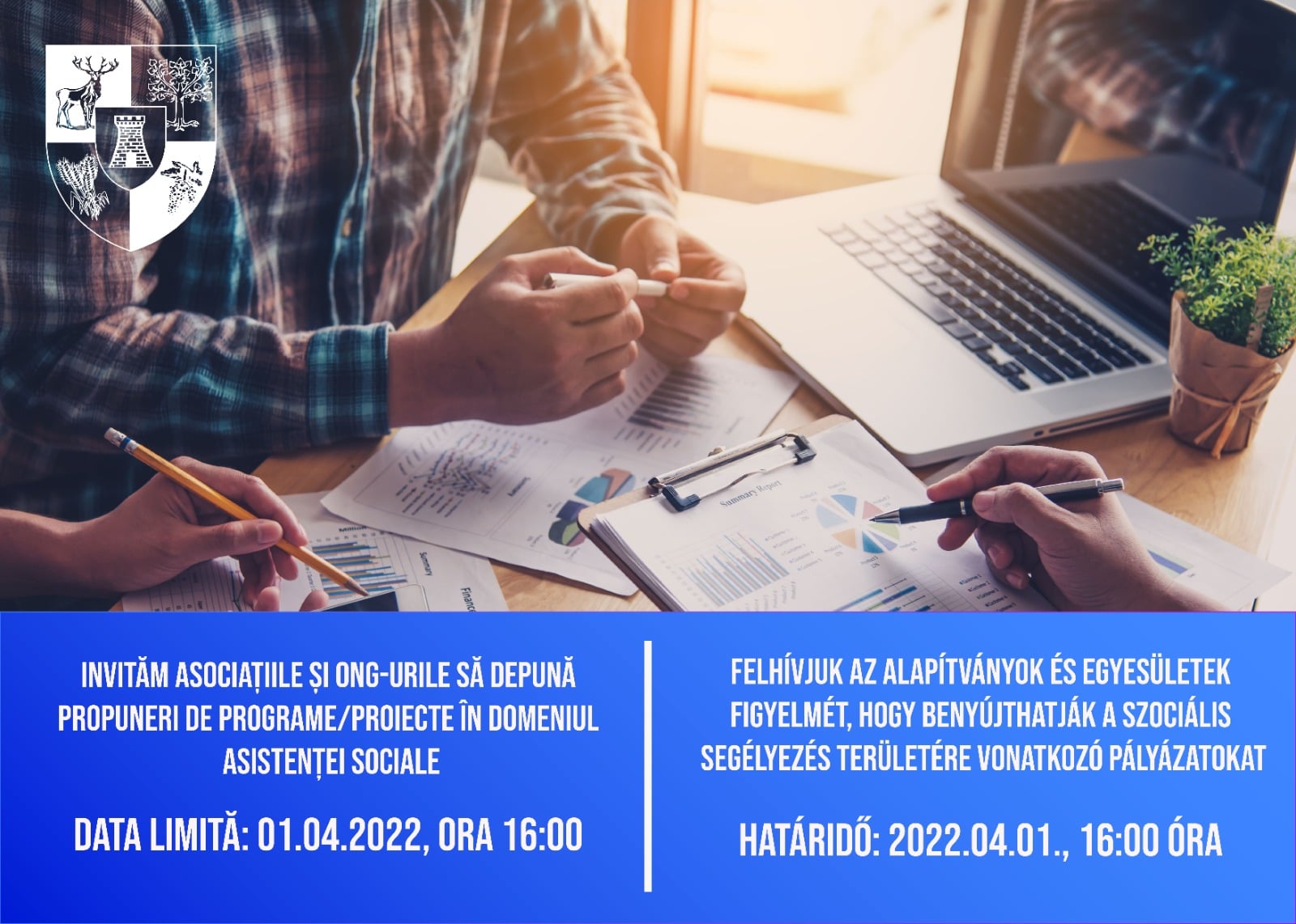 ONG-urile, invitate să depună propuneri de programe/proiecte în domeniul asistenței sociale