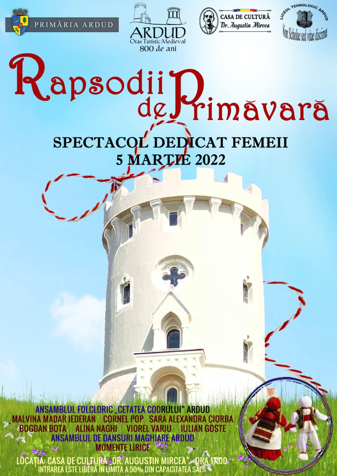 Rapsodii de Primăvară, concert dedicat femeii,  la Ardud