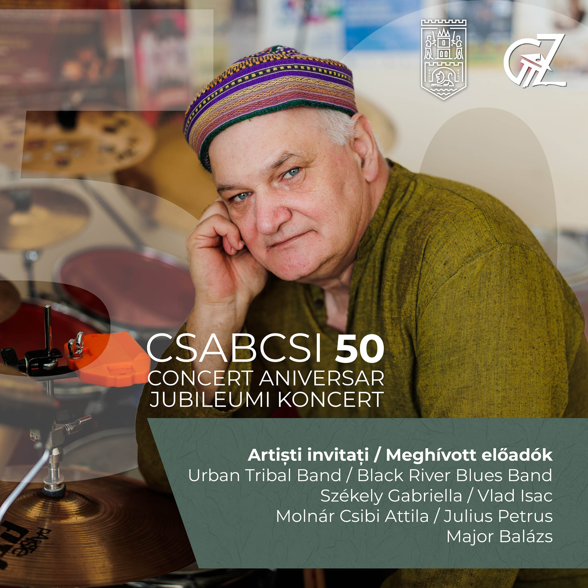 Concert aniversar cu Csabcsi. Intrarea este liberă