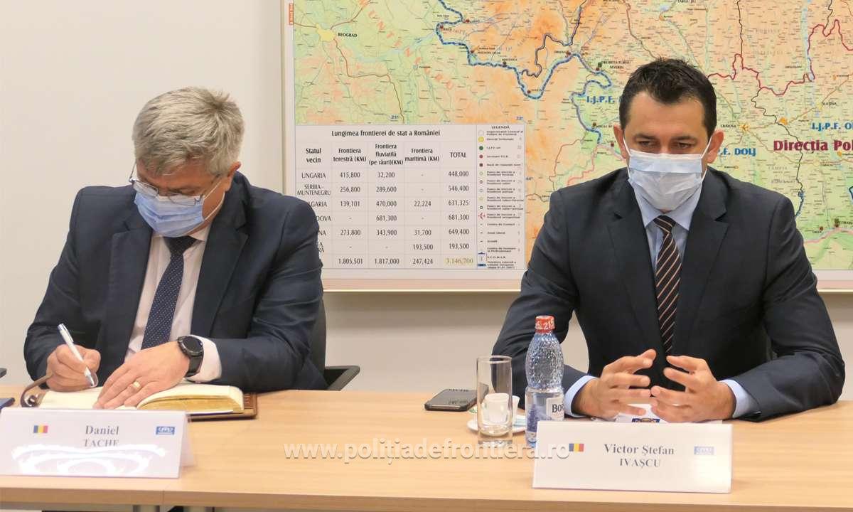 Vizita reprezentanţilor Înaltului Comisariat ONU pentru Refugiaţi la Poliţia de Frontieră Română