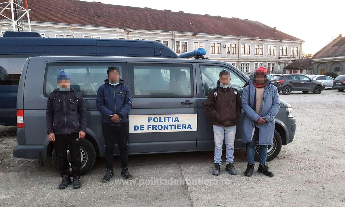 Patru cetăţeni din Bangladesh au incercat să treacă ilegal frontiera în Ungaria