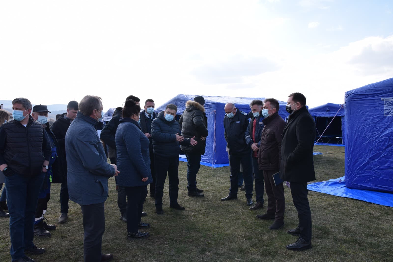 FOTOGALERIE. Tabără pentru REFUGIAȚI la Satu Mare. Poate primi peste 170 de refugiați