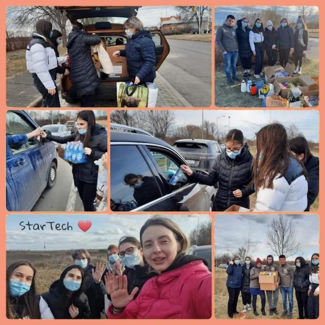Echipa de robotică StartTech de la Colegiul Național Ioan Slavici continuă voluntariatul și este alături de vecinii ucrainieni!