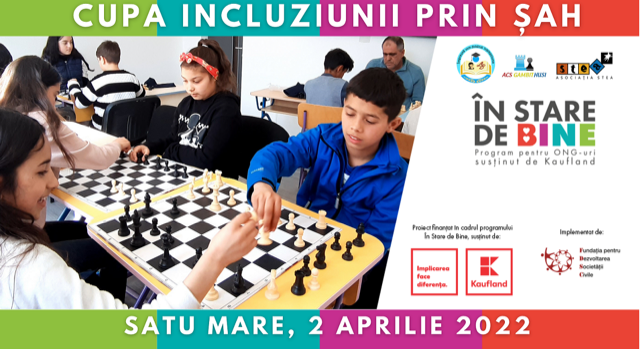 Cupa incluziunii prin șah -Satu Mare