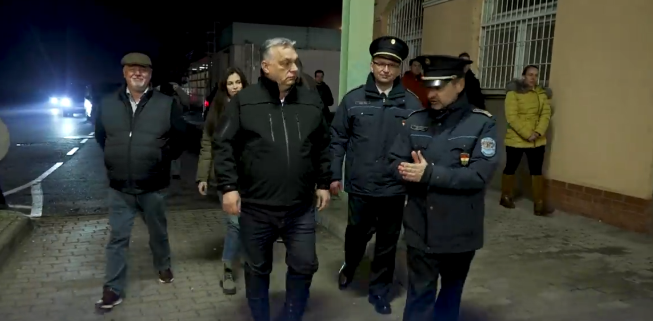 Premierul Ungariei, Viktor Orban, în control  la Vama Petea-Csengersima