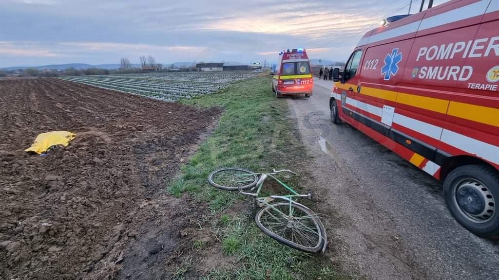 ACCIDENT GRAV. Un biciclist a fost omorât de un tânăr șofer neatent