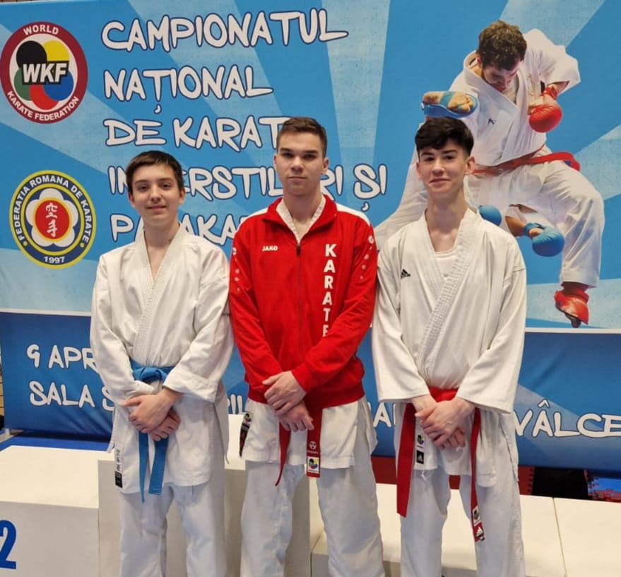 Karate  /  Trei samurai la Naționalele de la Mioveni