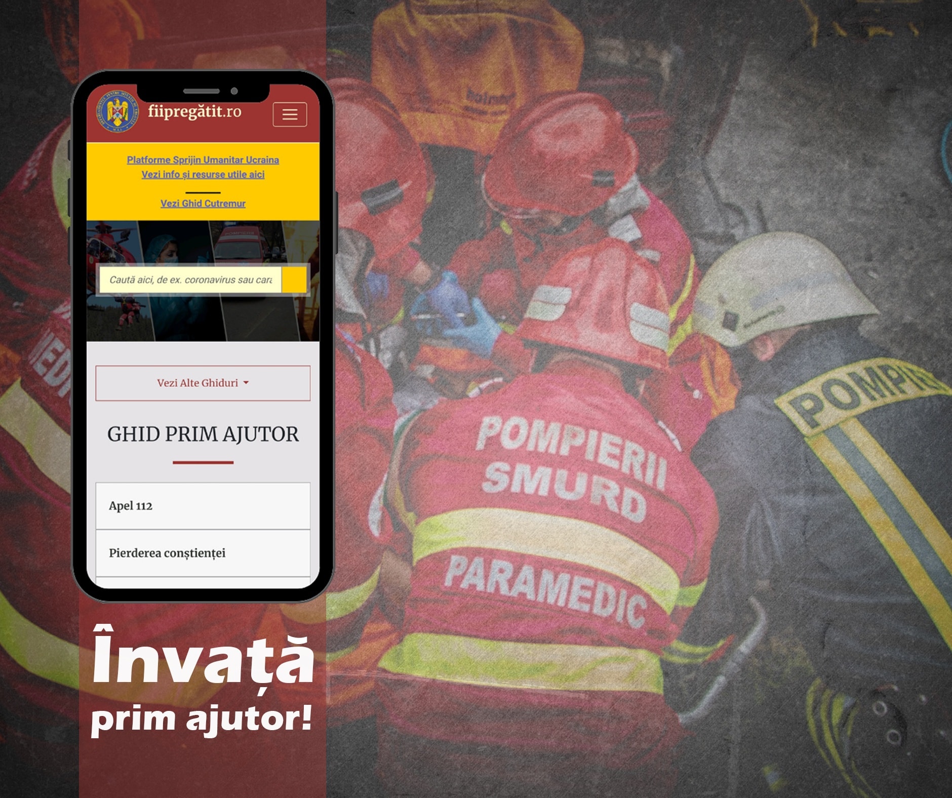 Informația salvează vieți! Cunoaște măsurile de prim ajutor!