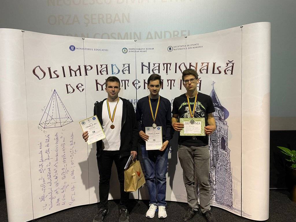 FOTO. Sătmăreanul Mihai Eduard, locul ÎNTÂI pe ȚARĂ la Olimpiada de Matematică