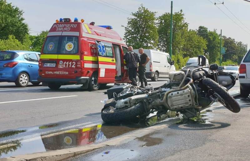 Accident rutier soldat cu rănirea unei persoane
