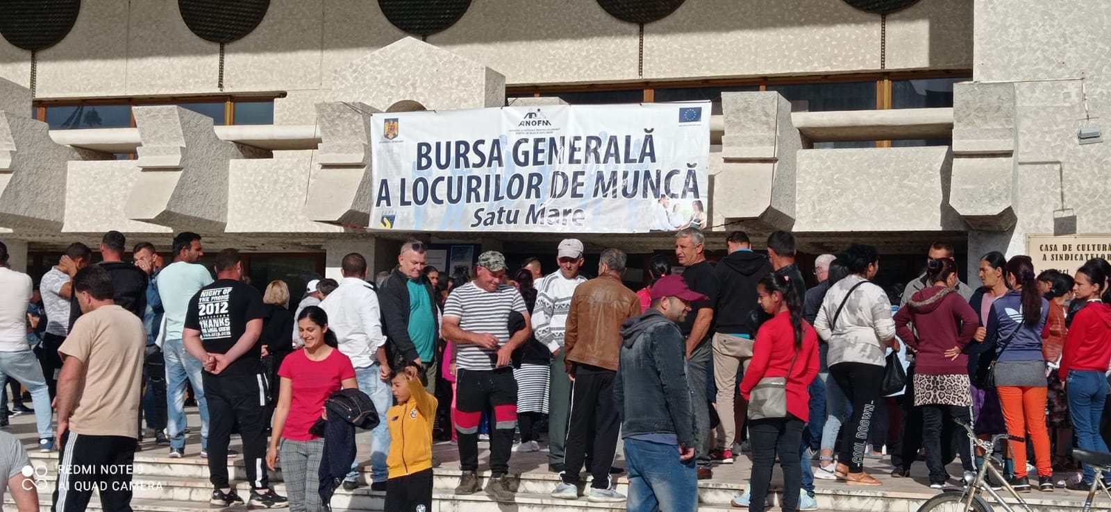 FOTO. Inghesuială mare la Bursa locurilor de muncă. Principalii candidați, muncitorii necalificați