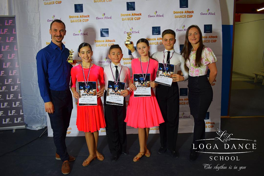 Loga Dance School,  pe podium în Slovacia