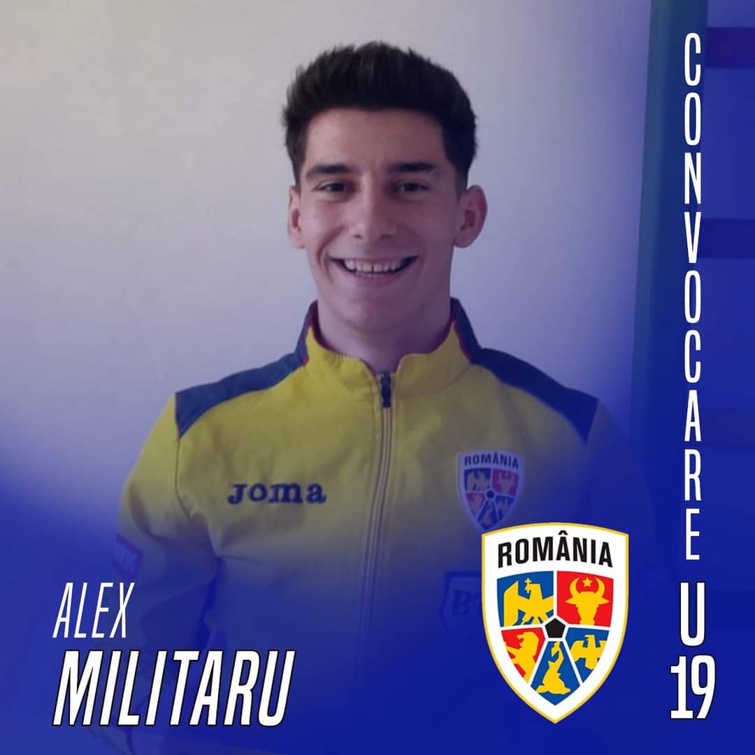 Crescut de Primavera Satu Mare, Alex Militaru convocat la Naționala U19