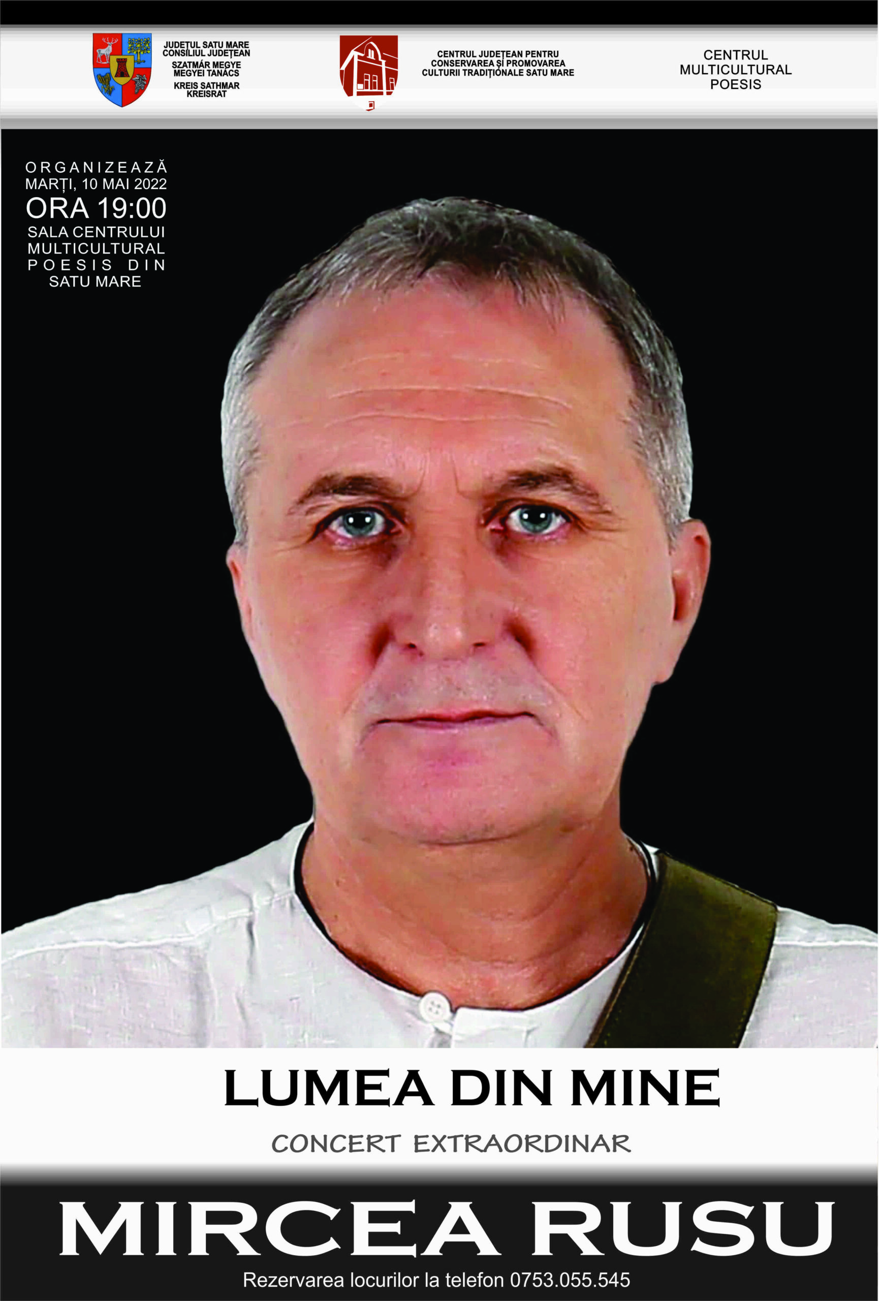 Concert extraordinar Mircea Rusu la Satu Mare
