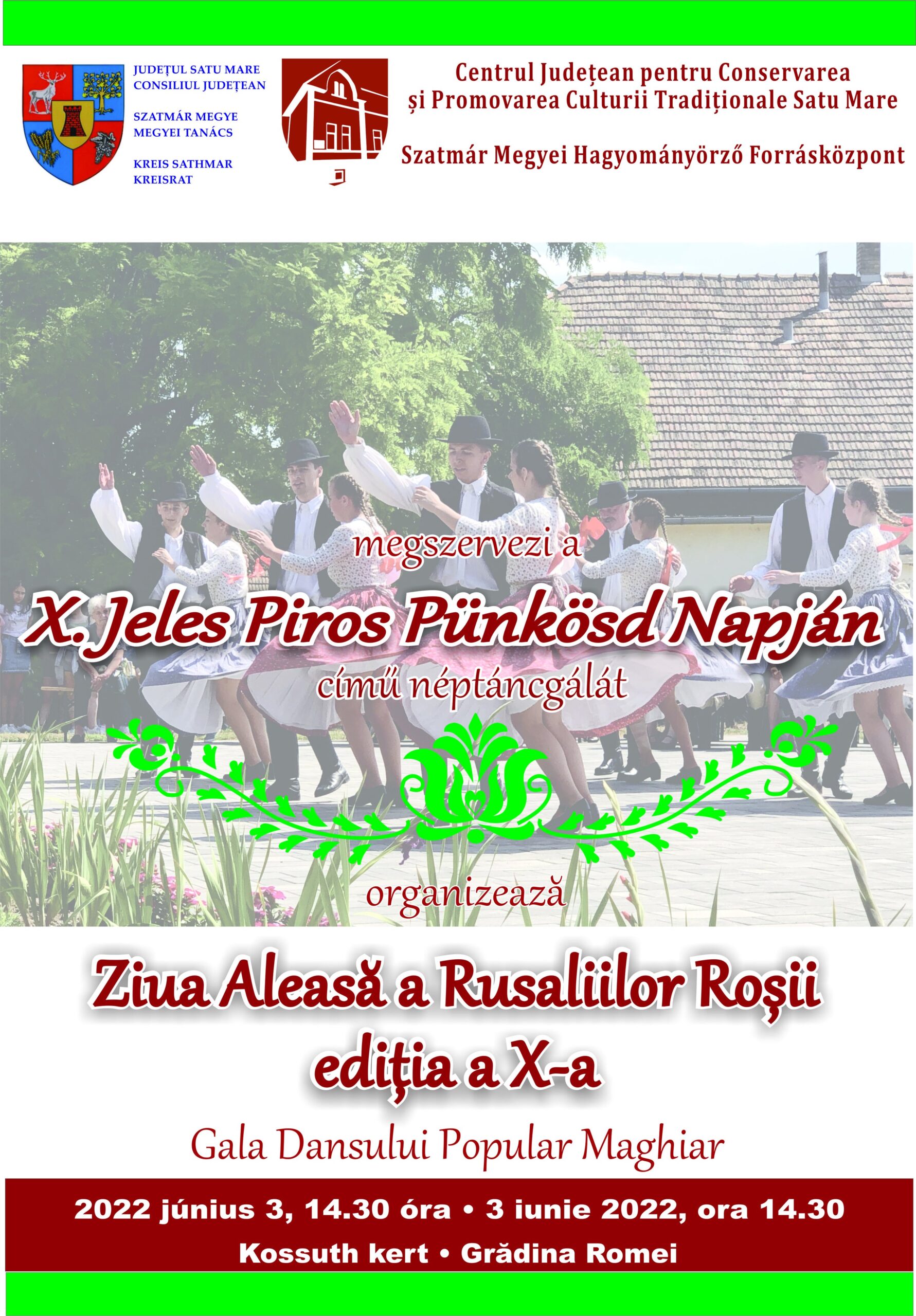 Festivalul Folcloric "Rusaliile Roșii" - Gala Dansului Popular Maghiar  ediția a X- a