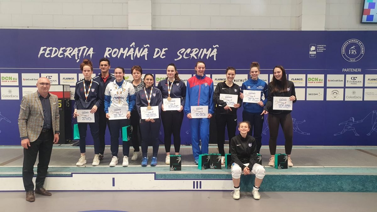 CS Satu Mare, bronz  la Naționalele de floretă