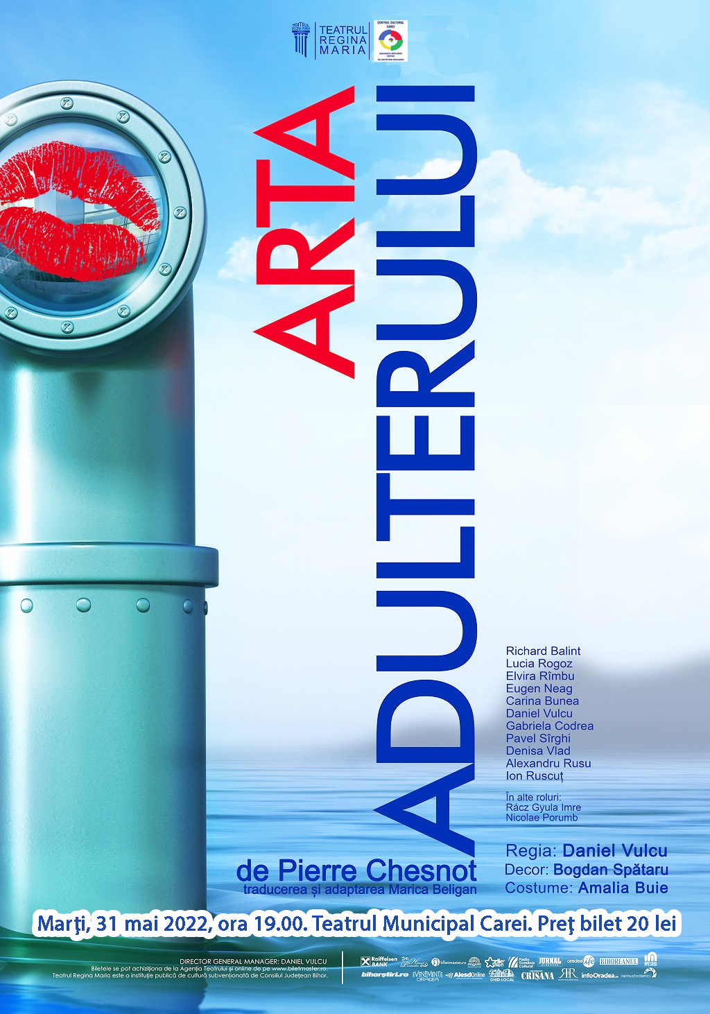 SPECTACOL Arta adulterului - Teatrul „Regina Maria” la Carei