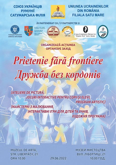 Uniunea ucrainenilor din România organizează acțiunea "Prietenie fără frontiere"
