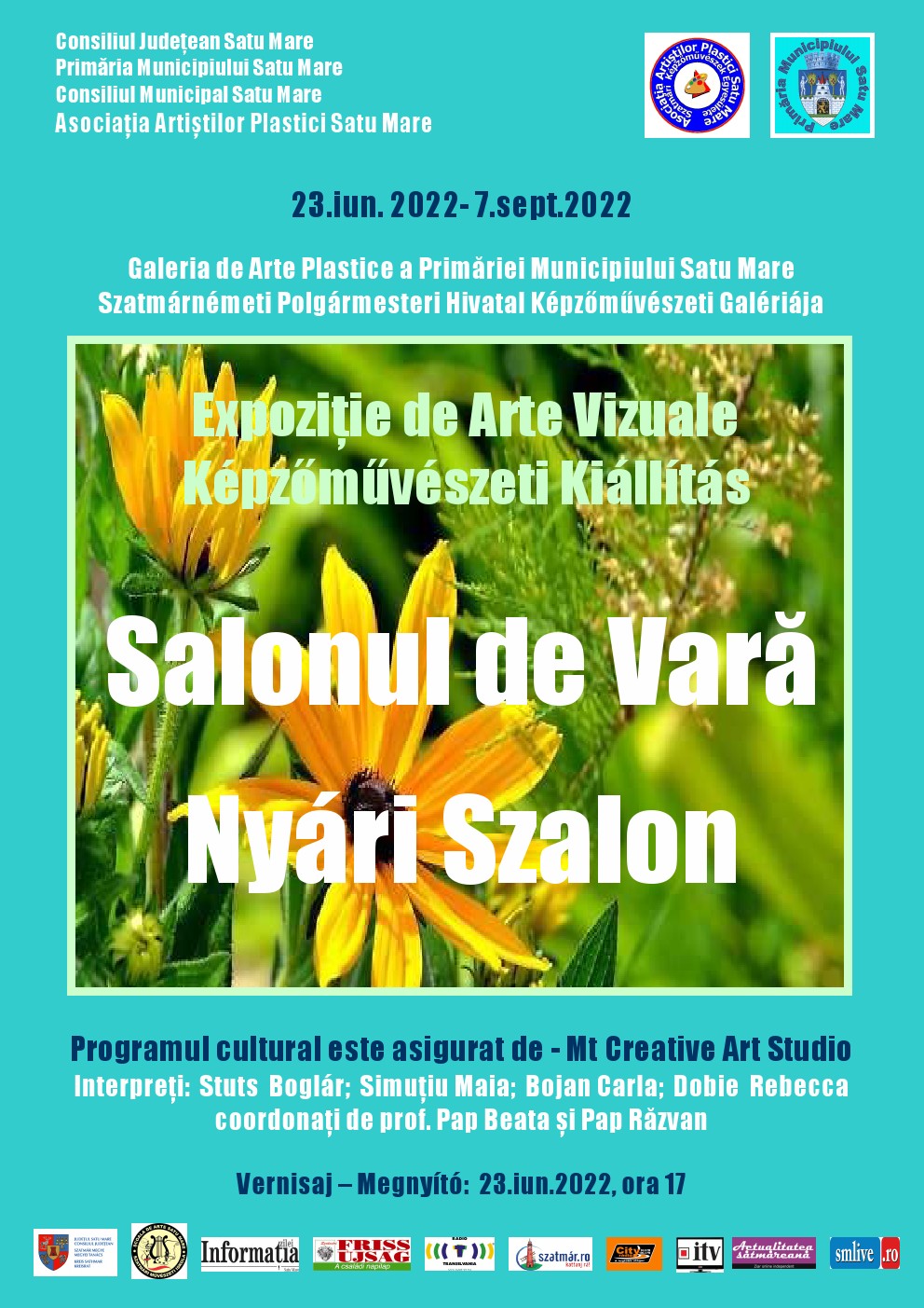 Vernisajul expoziției de arte vizuale "Salonul de Vară", la Satu Mare