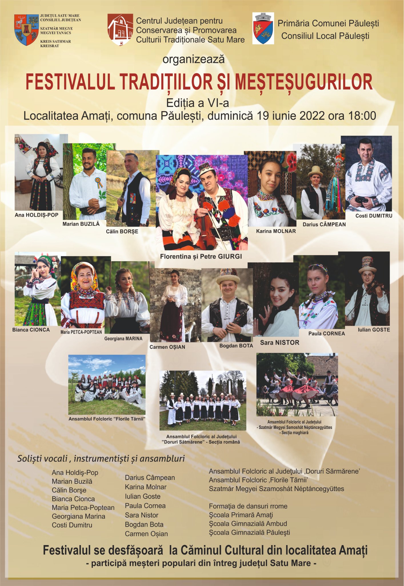 Festivalul „Tradițiilor și Meșteșugurilor” în localitatea Amați la cea de-a VI- a ediție