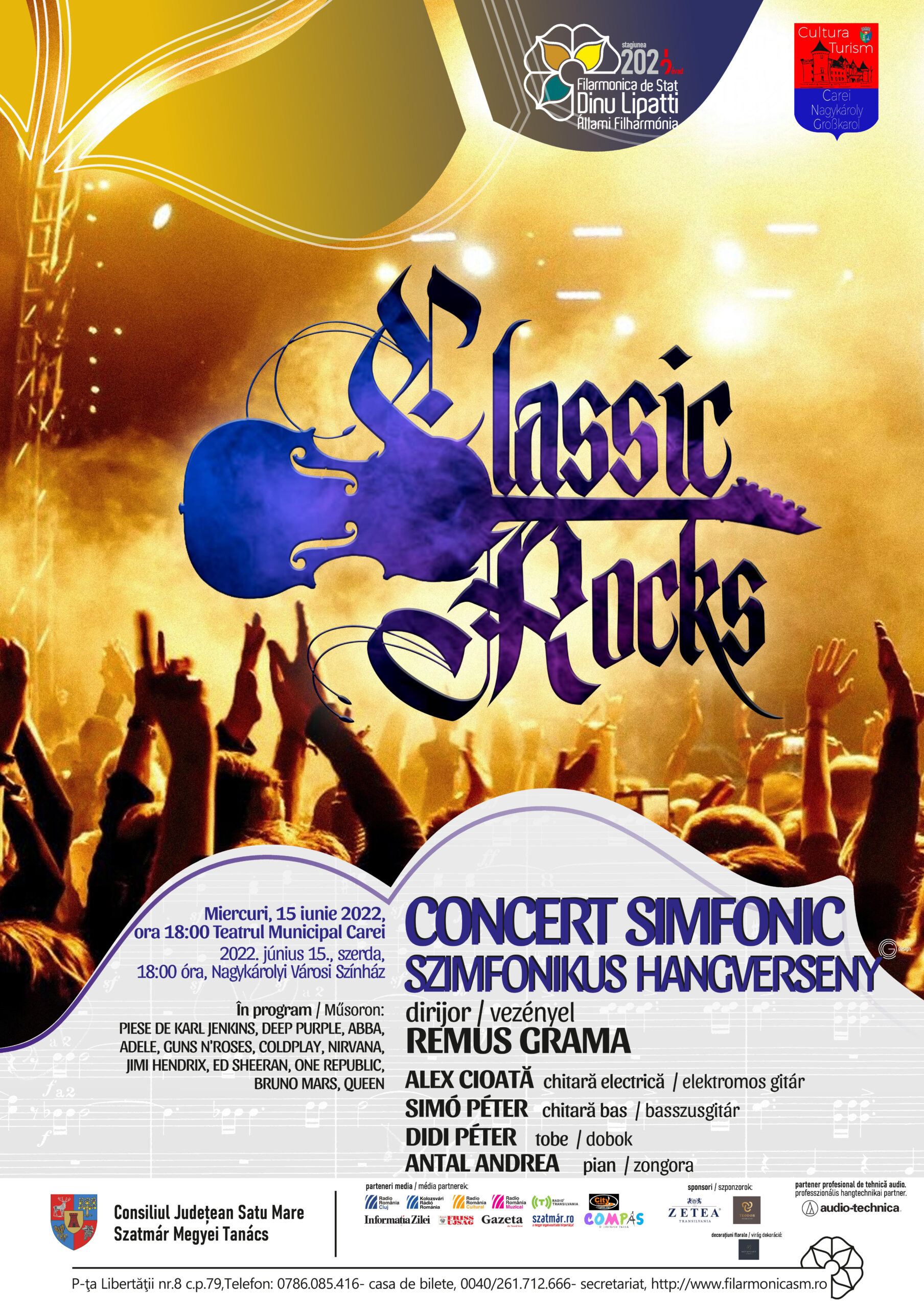 Concertul Classic Rocks susținut de Filarmonica "Dinu Lipatti"