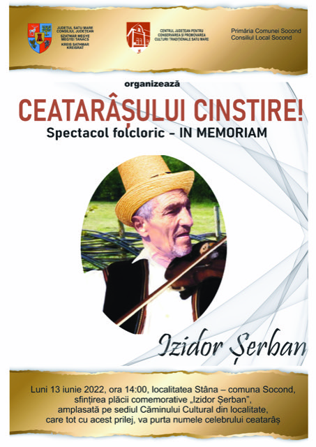 Spectacol Folcloric – IN MEMORIAM Izidor Șerban