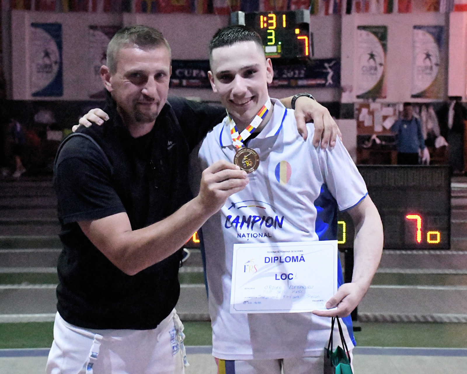 Alex Oroian, aur la Naționalele de spadă