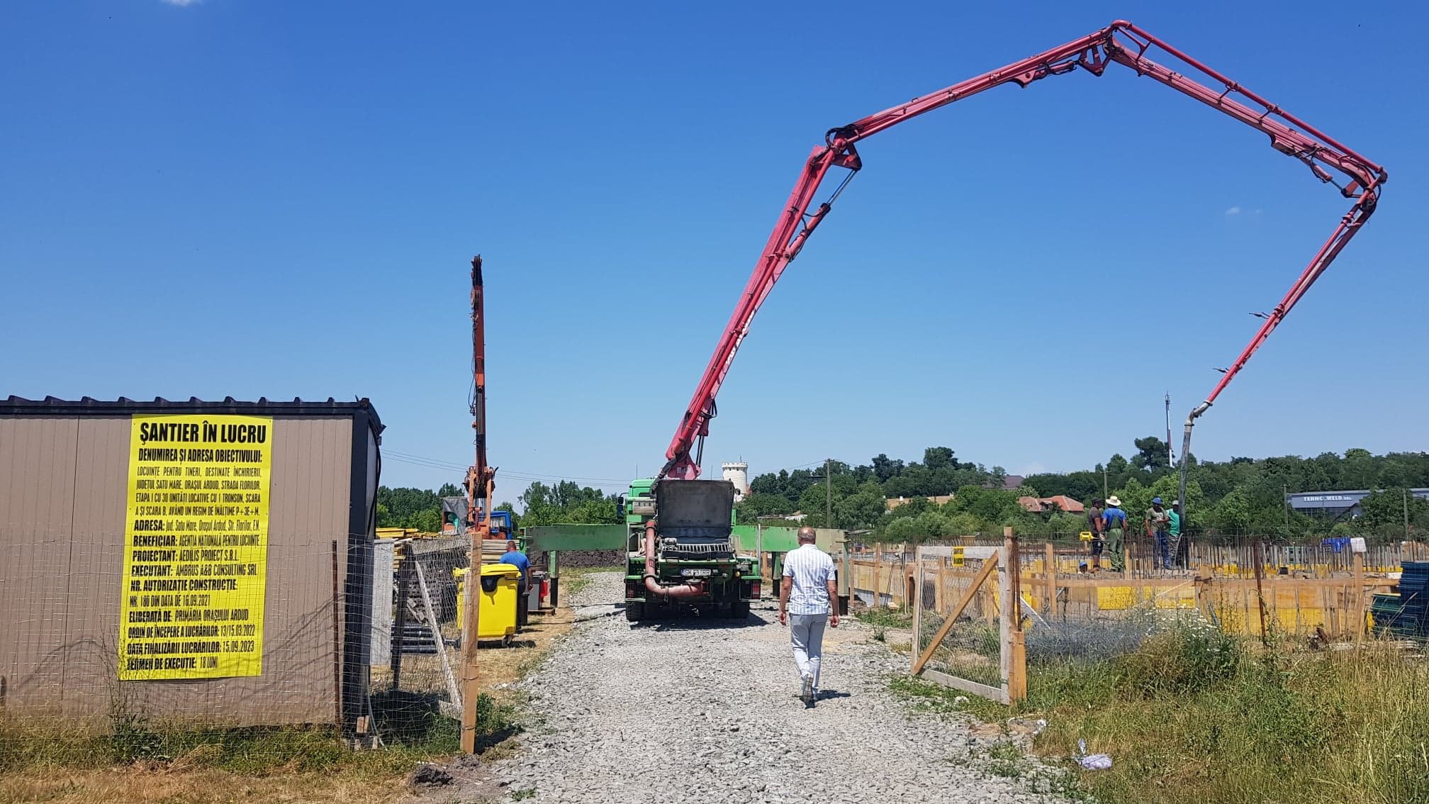 DEZVOLTARE.  Un alt șantier al Ardudului în plină activitate!