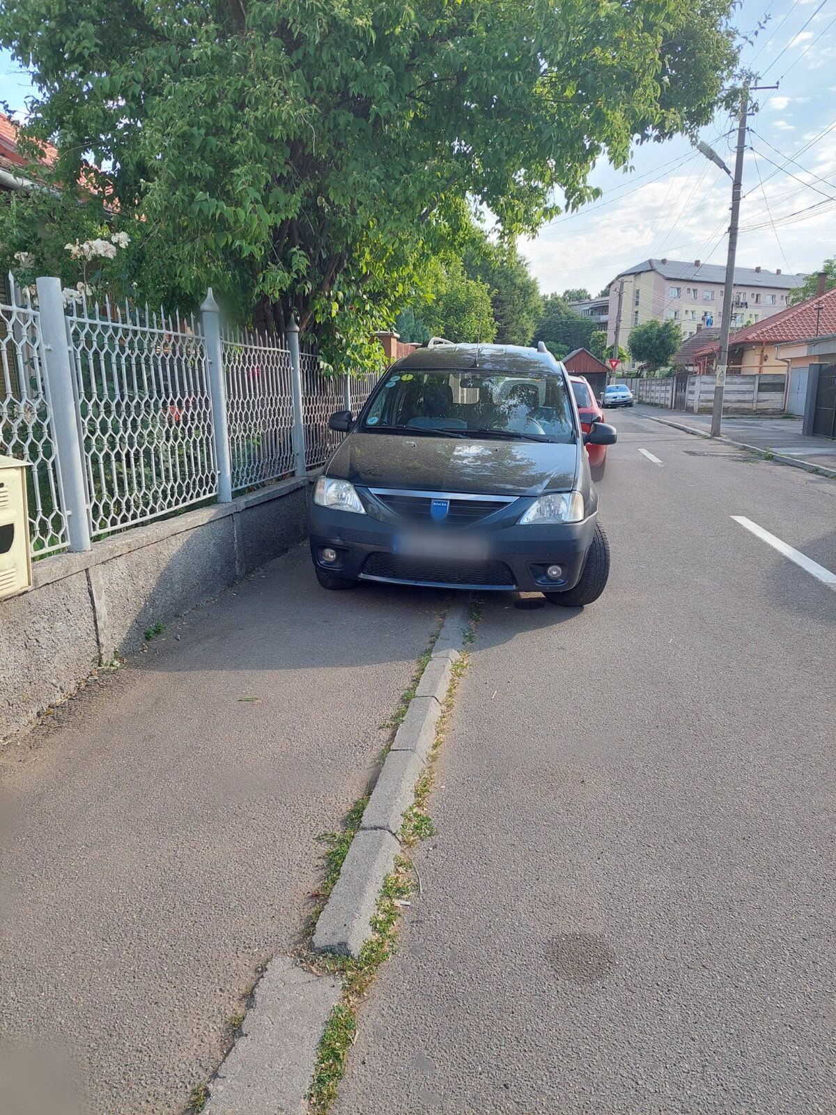 Trotuar pentru...mașini!