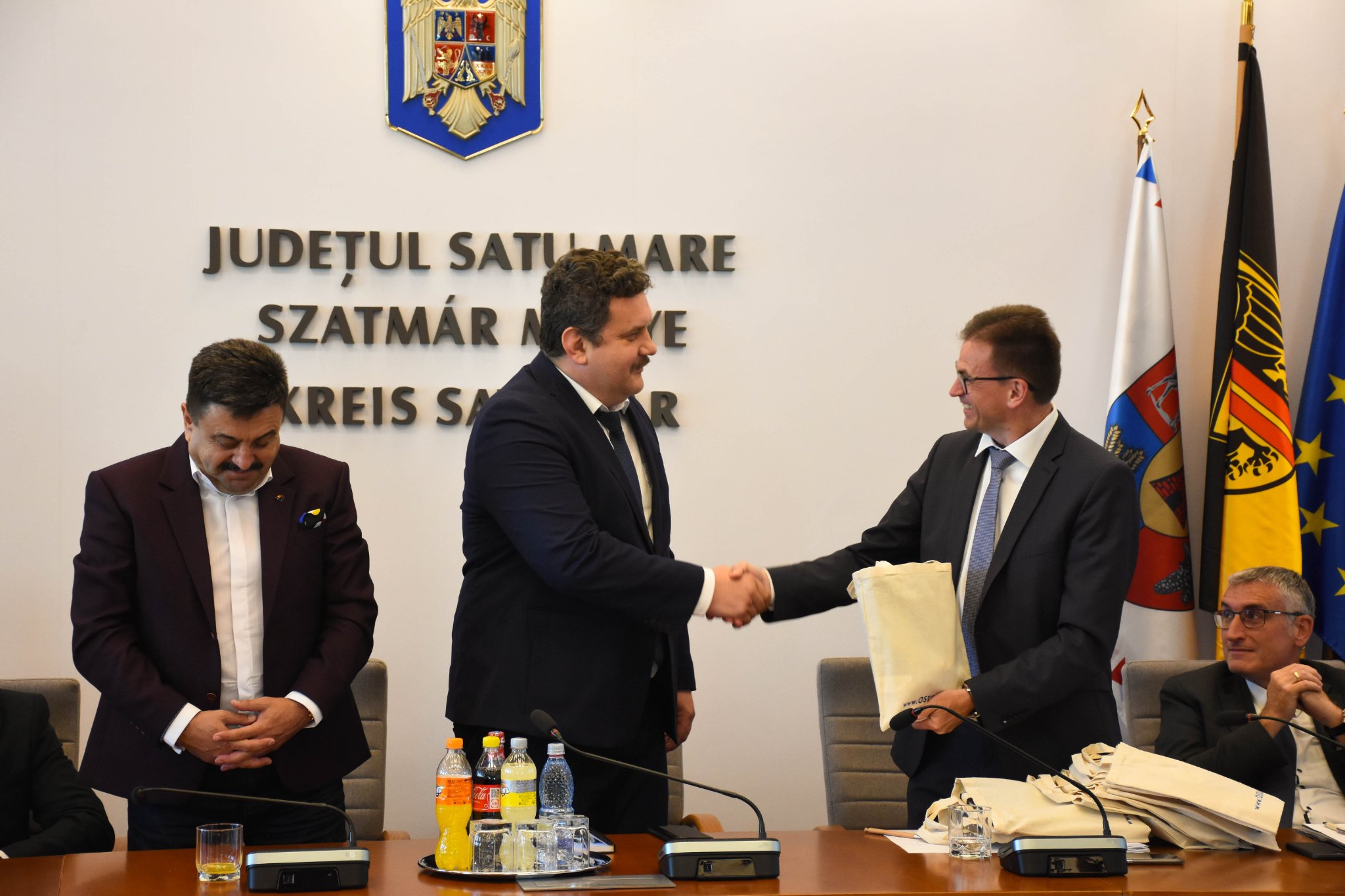 Delegație din județul german înfrățit, la Satu Mare