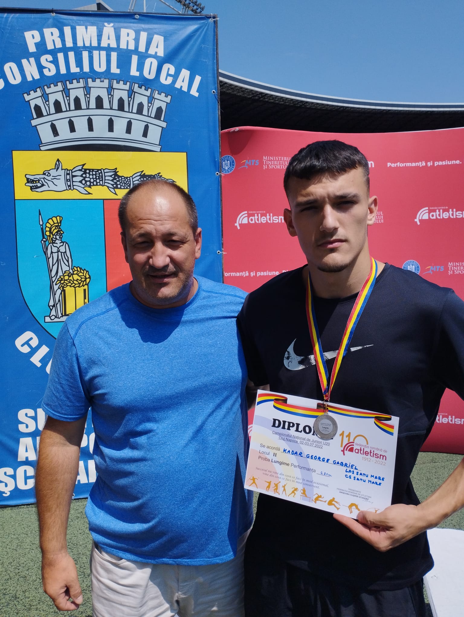 Atletism / KADAR GEORGE -VICECAMPION NATIONAL LA UNDER 20